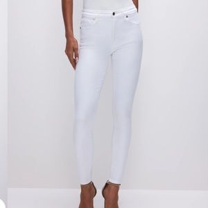 GOOD AMERICAN Good Legs Skinny White Jeans